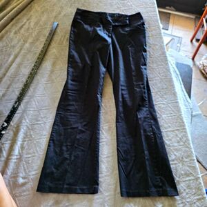 mymichelle Women's Black Pinstripe Dress Pants Size 11 Regular